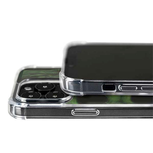 Liquid Blue Green Skulls iPhone 15 Pro MagSafe Case